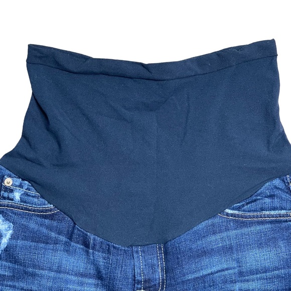 7 For All Mankind Maternity Jeans 29 Secret Fit Belly Skinny Stretch Denim Jean - Picture 3 of 13